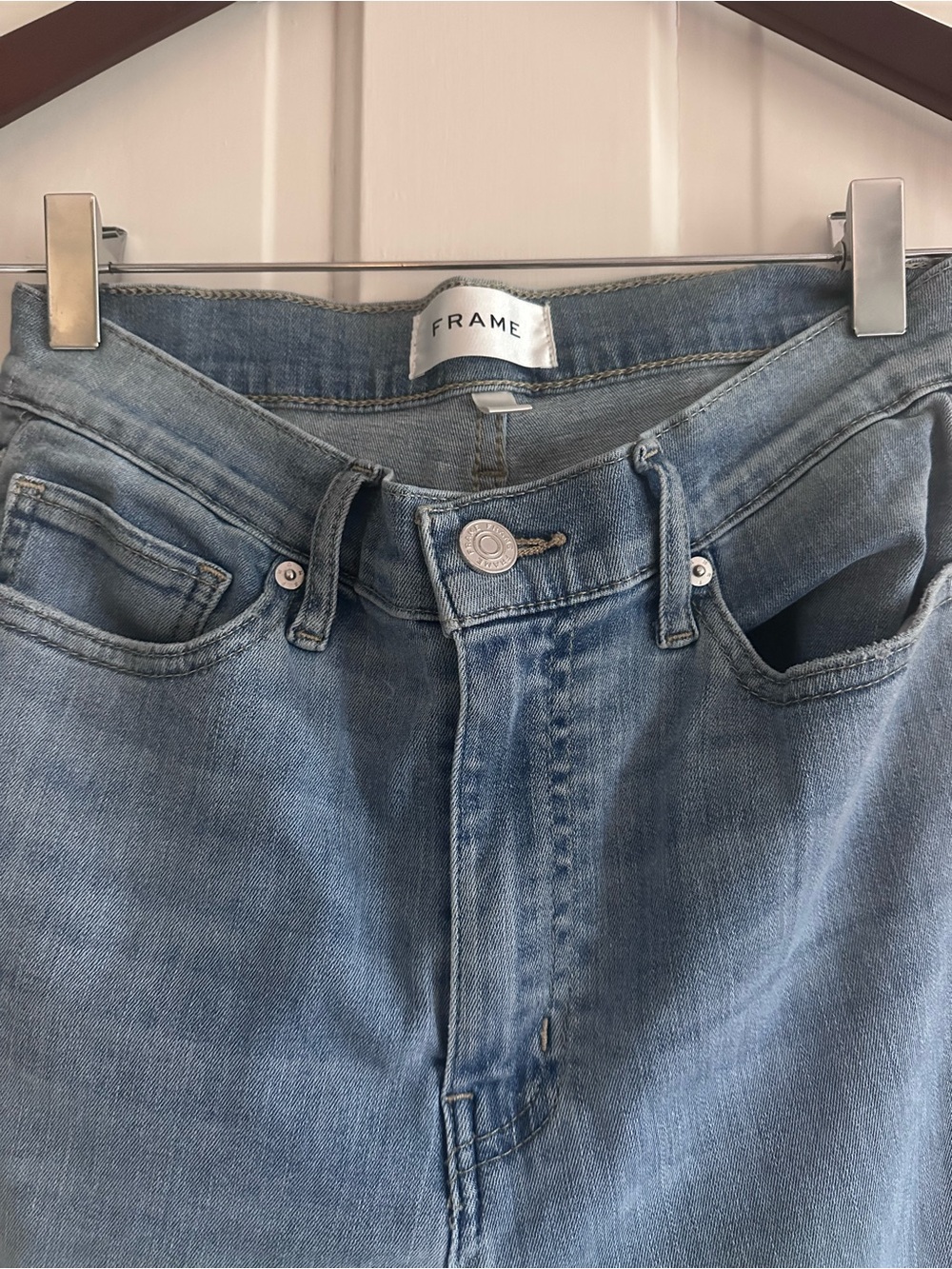 Frame Denim Men's Light Wash Straight Jeans